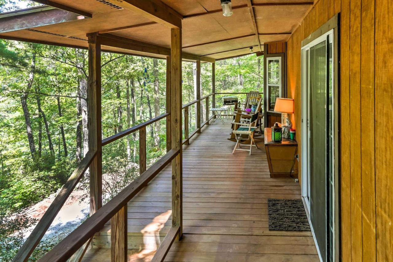 Lakefront Mountain Rest Cottage With Gas Fireplace! 왈할라 외부 사진