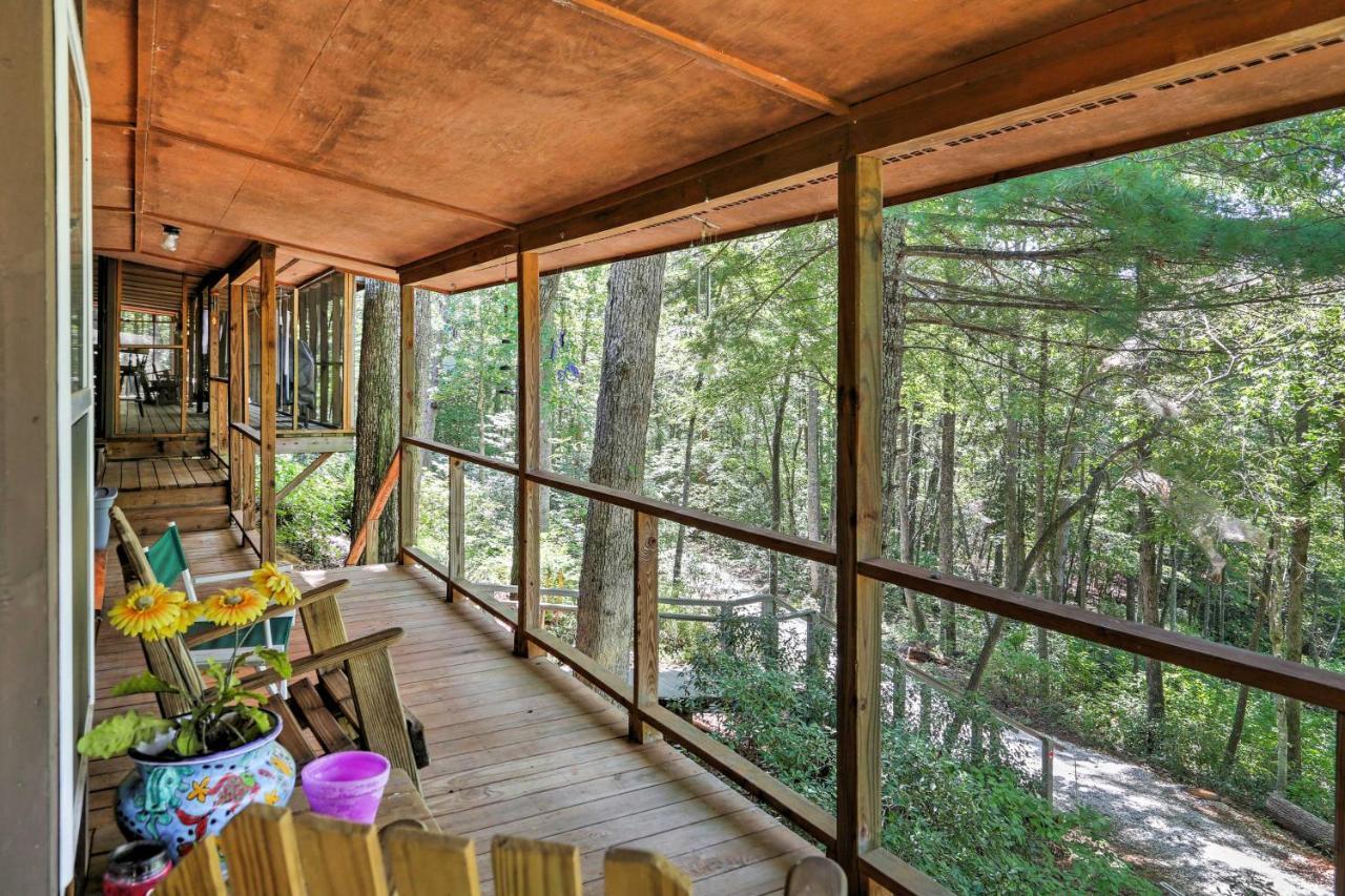 Lakefront Mountain Rest Cottage With Gas Fireplace! 왈할라 외부 사진