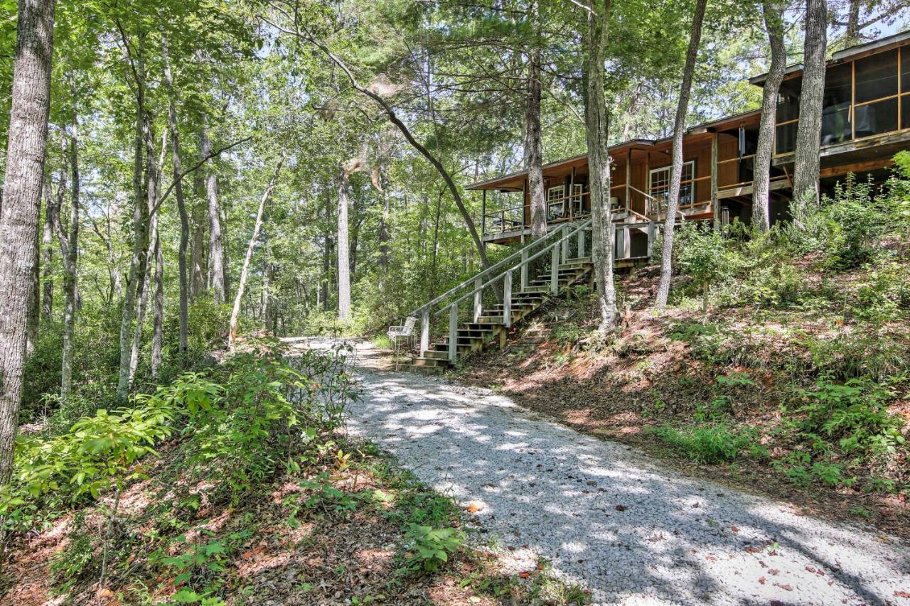 Lakefront Mountain Rest Cottage With Gas Fireplace! 왈할라 외부 사진